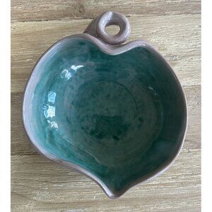Stangl Pottery 6” Bowl Green Leaf Art Pottery Vintage